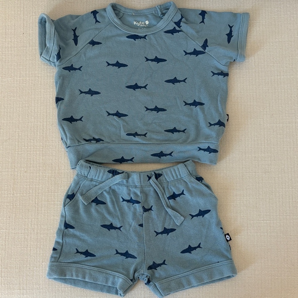 Kyte BABY Bamboo Shorts Jogger set